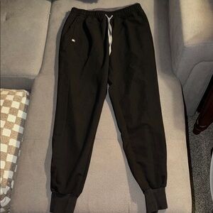 Figs Black Scrub Jogger Pants